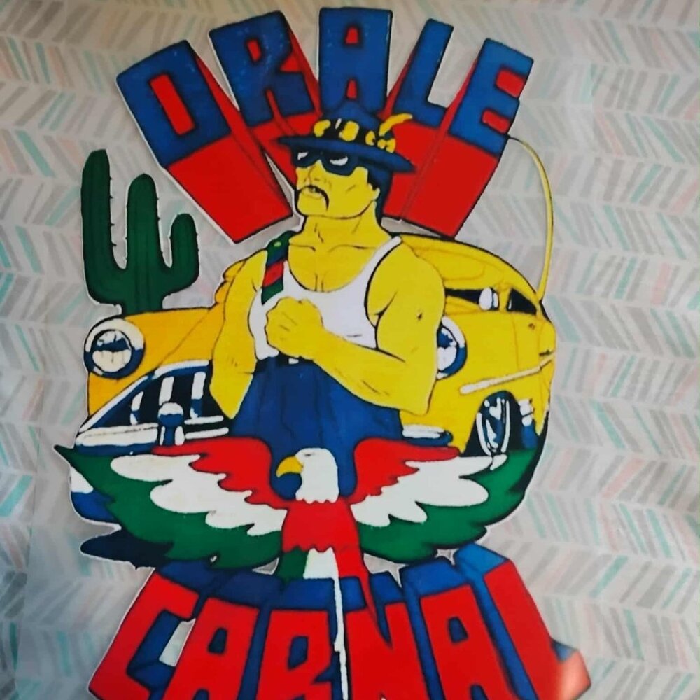 Vintage Orale Carnal - IRON ON TRANSFER - Heat Transfer Patch - Rare